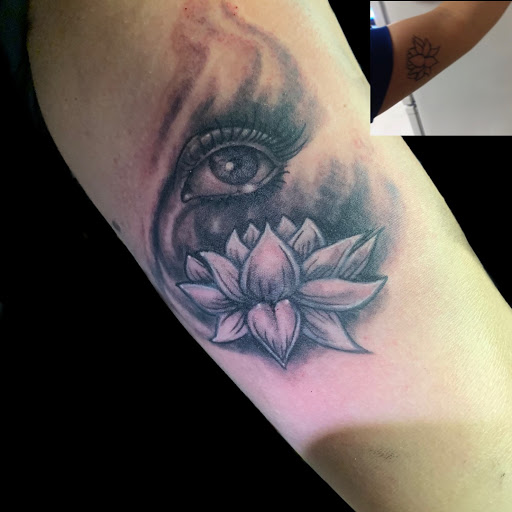 Explore california bear tattoo ideas, creative tattoo ideas in Sioux Falls, available at Starry Eyed Studio