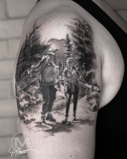 Explore bmth tattoo ideas, creative tattoo ideas in Greenwood, available at Vault 74 Tattoo, LLC