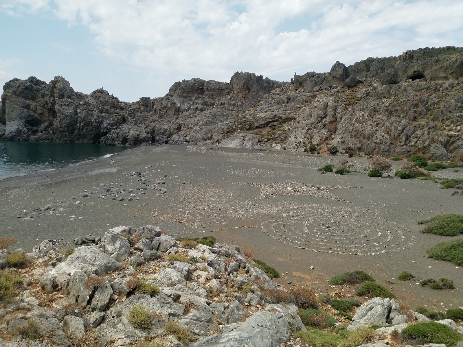 Trachoulas beach的照片 位于自然区域