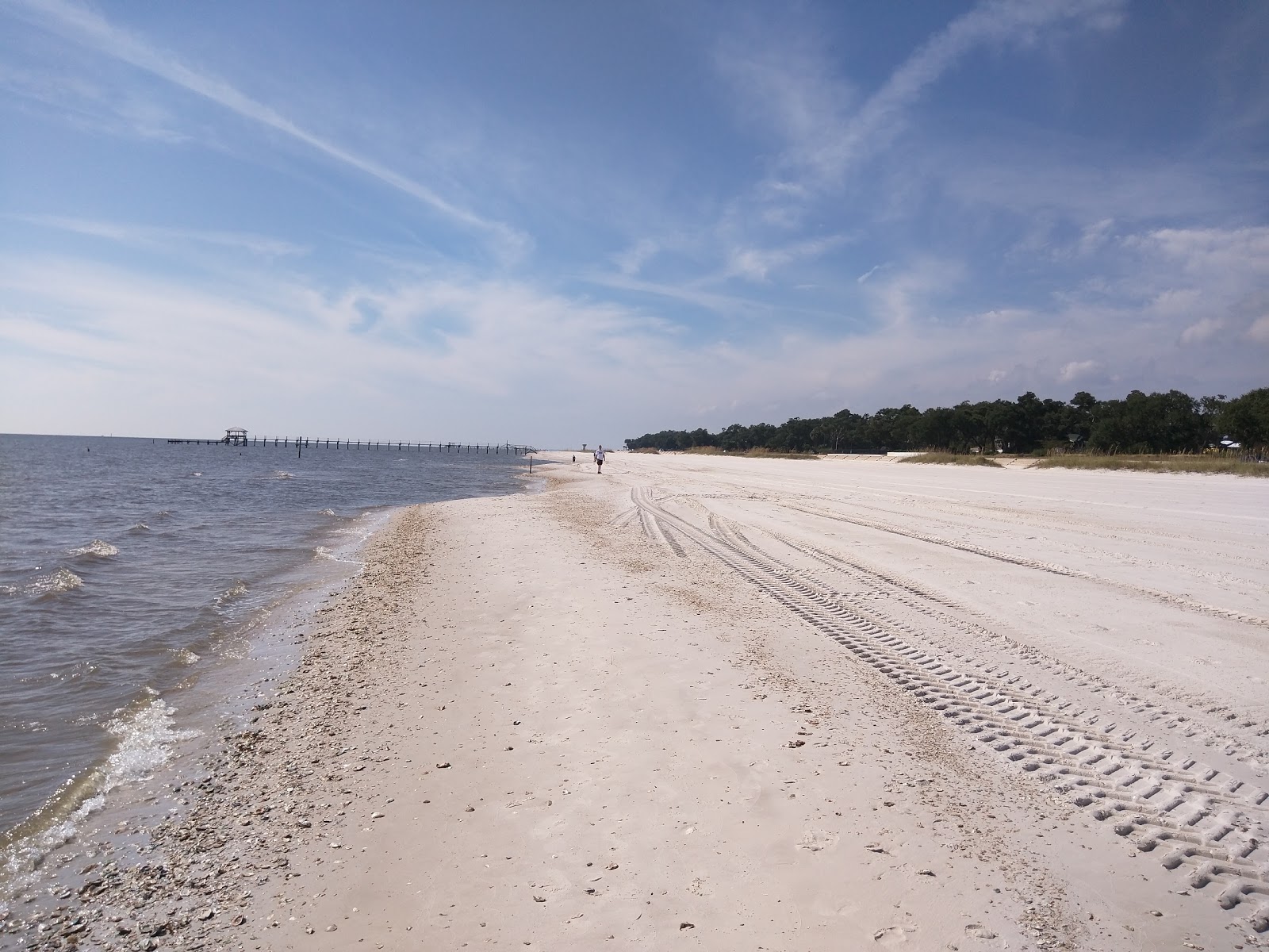Photo of Henderson Point beach with long straight shore