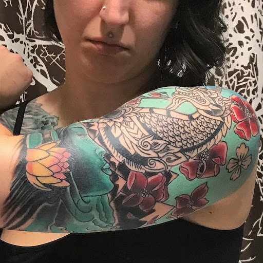 Explore small jesus tattoo ideas, creative tattoo ideas in Barberton, available at Magic City Tattoo Company