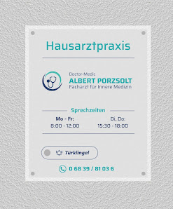 Hausarztpraxis Dr. A. Porzsolt Dorfstraße 23, 66793 Saarwellingen, Deutschland