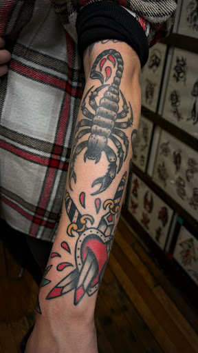 Explore scientific tattoo ideas, creative tattoo ideas in Glenside, available at Yellow Rose Tattoo