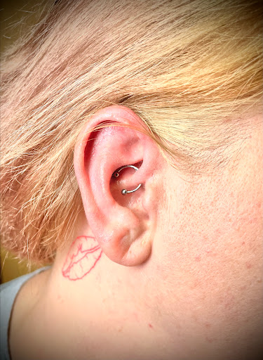 Explore head tattoo ideas for females, creative tattoo ideas in Sunbury, available at Knuckles & Needles Tattoo Parlor