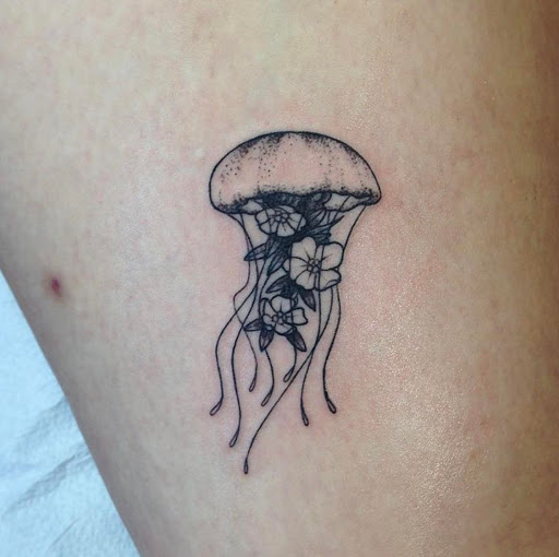 Explore tie dye tattoo ideas, creative tattoo ideas in Nashville, available at Titan Tattoo