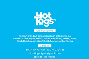 HOT TOGS NIGERIA( Best High Quality Personal Shopping Unisex wears 🛒🛍️) image