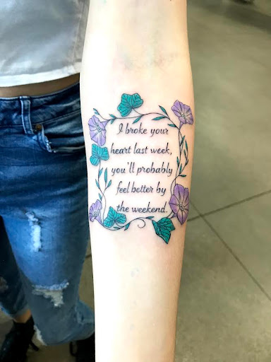 Explore simple elephant tattoo ideas, creative tattoo ideas in Gilbert, available at Fifth Estate Tattoo