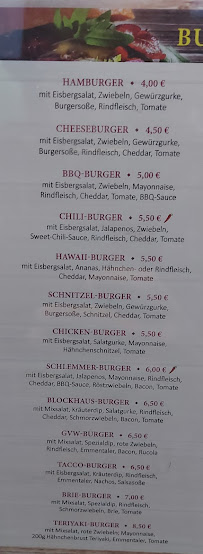 Schlemmer-Bistro im Blockhaus à Bad Nauheim carte
