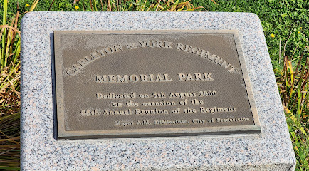 Carleton & York Regiment Memorial Park