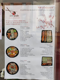 Restaurant Oui Sushi à Vitré (la carte)