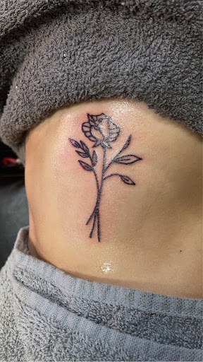 Explore lilo tattoo ideas, creative tattoo ideas in Stafford, available at Tattooz By King