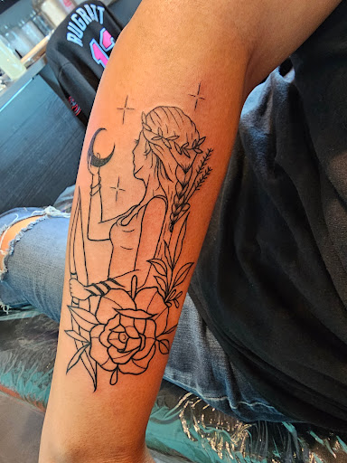 Explore baptism tattoo ideas, creative tattoo ideas in Clearfield, available at Platypus Tattoo Co.