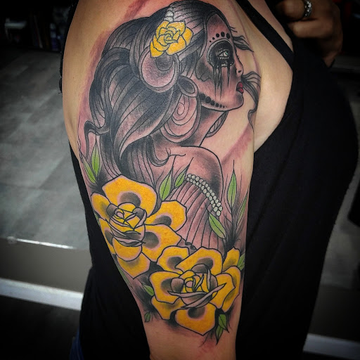 Explore vermont tattoo ideas, creative tattoo ideas in Gadsden, available at Sacred Art Tattoo Company
