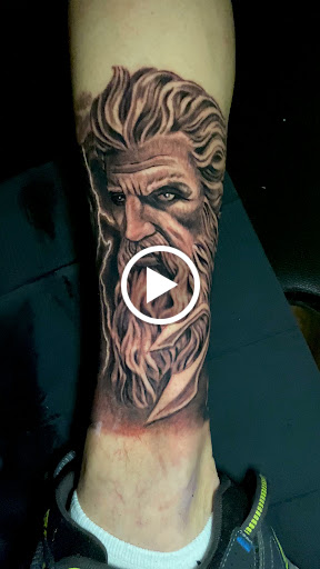 Explore simple skyrim tattoo ideas, creative tattoo ideas in Chicago, available at Shreds Inferno Custom Tattoos