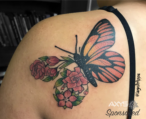 Explore dog and cat tattoo ideas, creative tattoo ideas in Mcallen, available at World Famous La Mancha Tattooz