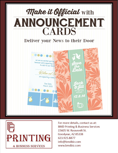 Print Shop «BMD Printing & Business Services», reviews and photos, 15605 W Roosevelt St #105, Goodyear, AZ 85338, USA