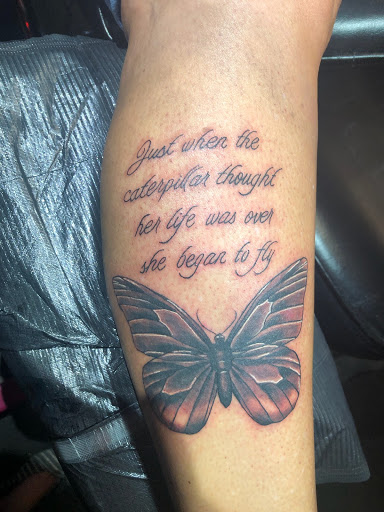 Explore tattoo ideas for women shoulder, creative tattoo ideas in Palmyra, available at Hallows Eve Tattoo