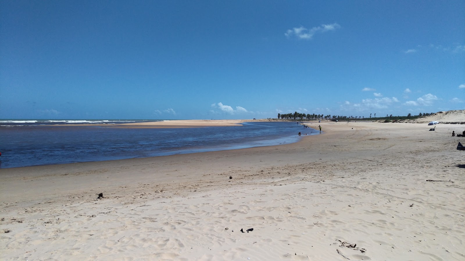 Foto von Praia de Pirambu mit sehr sauber Sauberkeitsgrad
