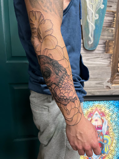 Explore butterfly shoulder tattoo ideas, creative tattoo ideas in Saint Petersburg, available at Buku Tattoo Studio