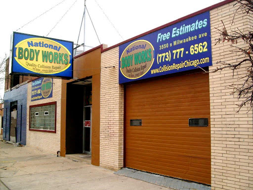 Auto Body Shop «National Body Works Inc», reviews and photos, 3550 N Milwaukee Ave, Chicago, IL 60641, USA