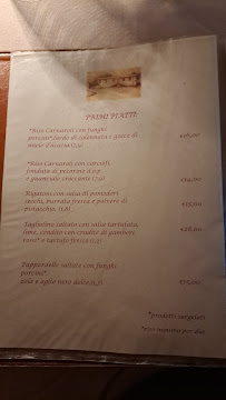 Restaurant italien Trattoria Al Monte à Colverde (la carte)