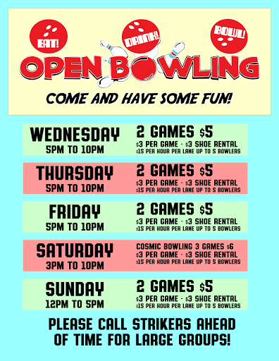 Bowling Alley «Strikers Entertainment Center», reviews and photos, 30971 Armada Ridge Rd, Richmond, MI 48062, USA