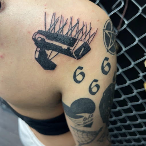 Explore blackbeard tattoo ideas, creative tattoo ideas in Buffalo, available at True Gloom Tattoo Studio