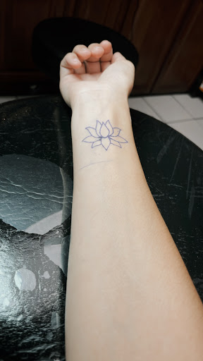 Explore tattoo ideas for kids names, creative tattoo ideas in Clarksville, available at No Egrets Tattoo Studio