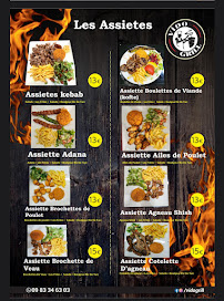 Menu du Vido Grill à Vidauban