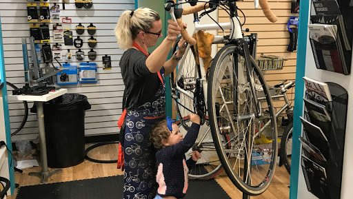 Bicycle Store «Seven Spokes Bike Shop», reviews and photos, 1044 Cleveland Ave S, St Paul, MN 55116, USA