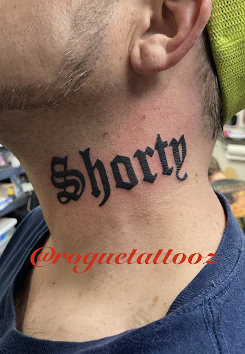 Explore calf tattoo ideas for men, creative tattoo ideas in Bristol, available at Rogue Tattoos