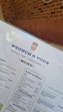 Brunch & Vous à Nanterre menu