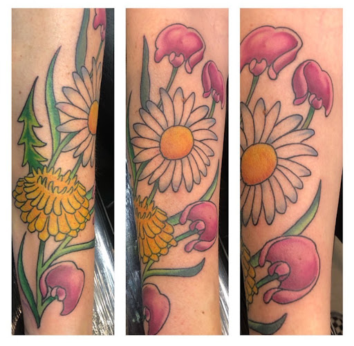 Explore patriots tattoo ideas, creative tattoo ideas in Worcester, available at Ideal Americana Tattoo Company