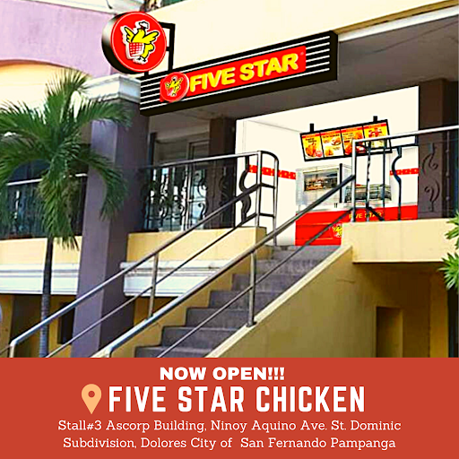 Five Star Chicken - Dolores - ASCORP Building, Ninoy Aquino Ave, San Fernando, 2000 Pampanga, Filipinas