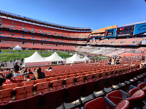 Public football fields in Cleveland