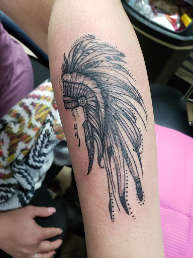 Explore mufc tattoo ideas, creative tattoo ideas in Jasper, available at The Mad Tatter