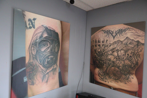 Explore thumb print tattoo ideas, creative tattoo ideas in Des Moines, available at Skin Kitchen Tattoo