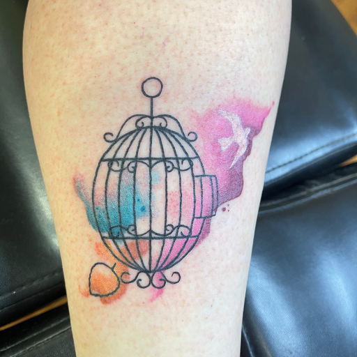 Explore bee tattoo ideas for guys, creative tattoo ideas in Broken Arrow, available at Geek Ink Tattoo and Piercings