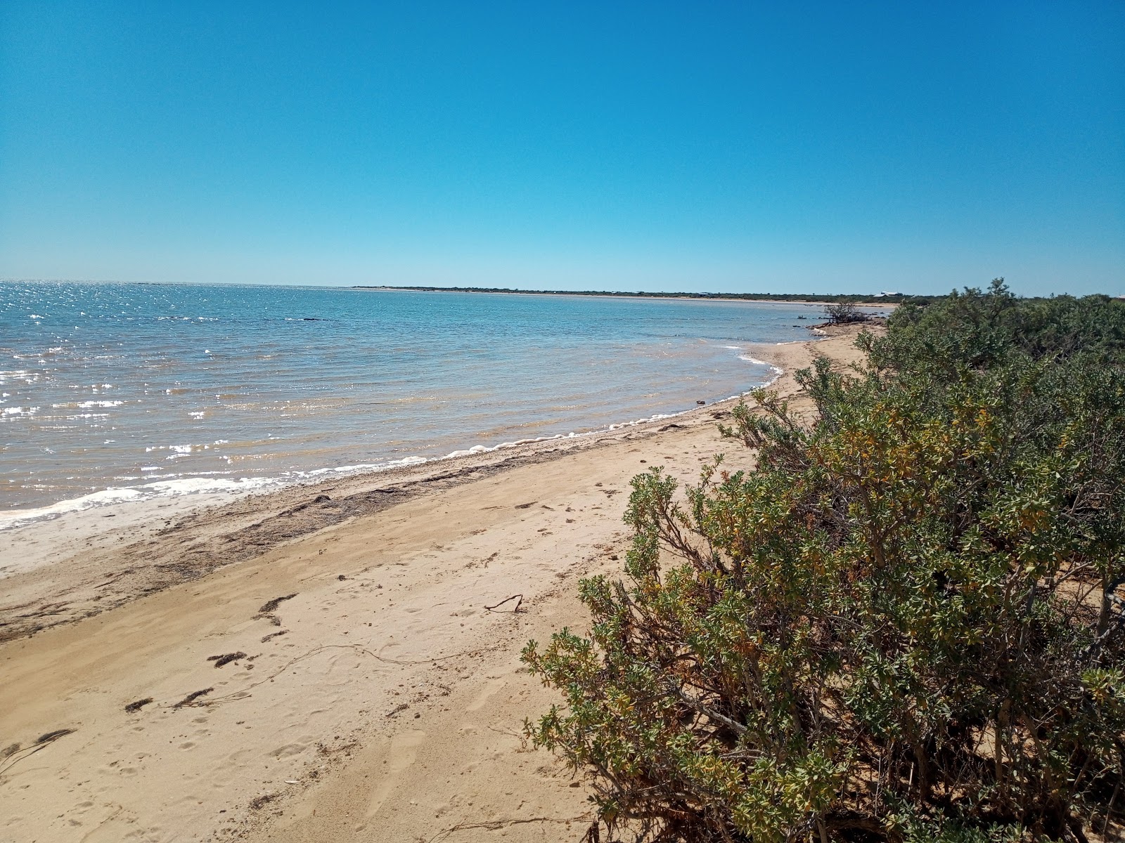 Gladstone Bay Beach的照片 带有碧绿色纯水表面