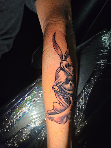 Explore english bulldog tattoo ideas, creative tattoo ideas in Angola, available at Hoodlum Ink