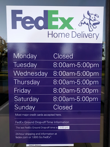 Mailing Service «FedEx Home Delivery», reviews and photos, 1811 Portal St, Baltimore, MD 21224, USA