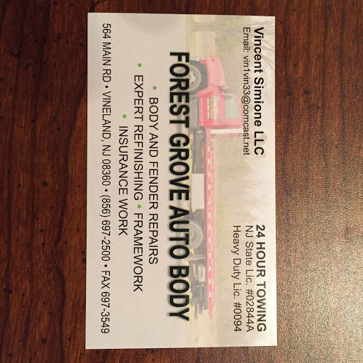 Auto Body Shop «Forest Grove Auto Body», reviews and photos, 564 Main Rd, Vineland, NJ 08360, USA