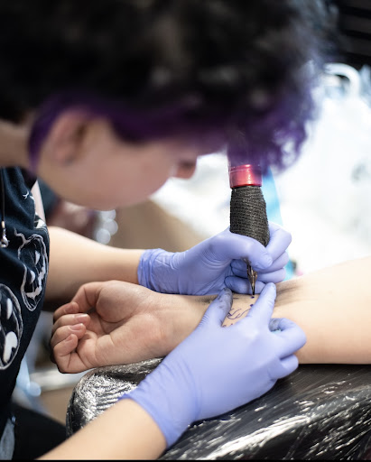 Explore tengen uzui tattoo ideas, creative tattoo ideas in Clarksville, available at Dark Raine Tattoo