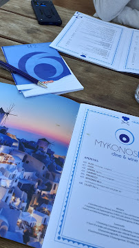 Mykonos Blu Weilheim à Weilheim in Oberbayern menu