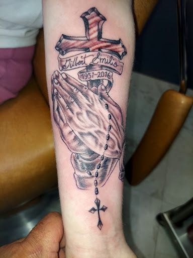 Explore small red tattoos ideas, creative tattoo ideas in Odessa, available at Little Dragon Tattoos Studio