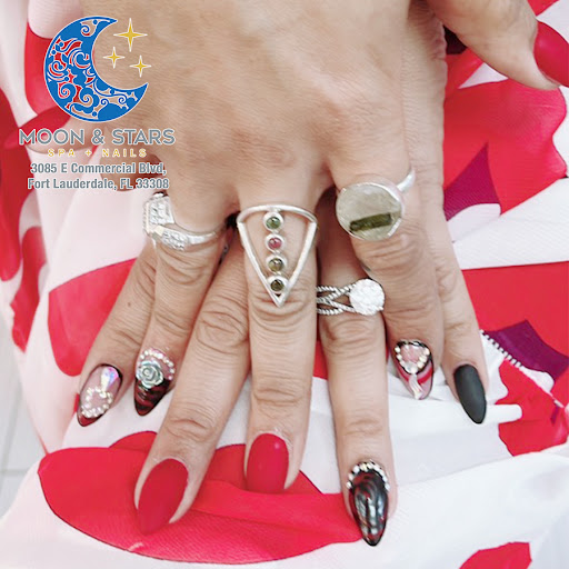 Nail Salon «Moon and Stars Spa & Nails», reviews and photos, 3085 E Commercial Blvd, Fort Lauderdale, FL 33308, USA