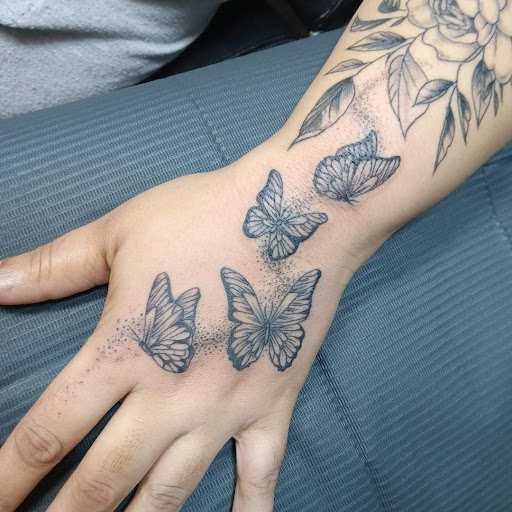 Explore marvel leg tattoo ideas, creative tattoo ideas in Clinton Township, available at Ink Spot Tattoos