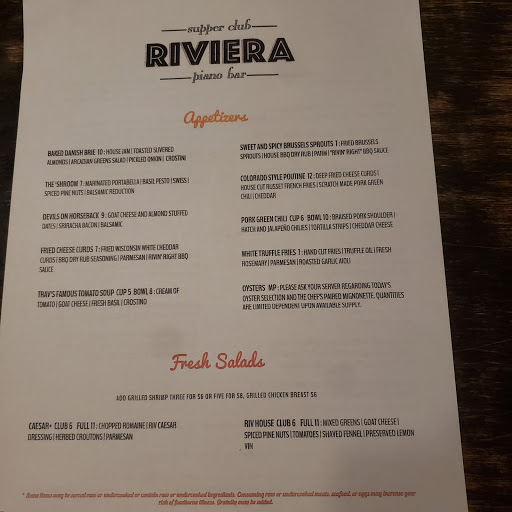 Riviera Supper Club and Scratch Kitchen