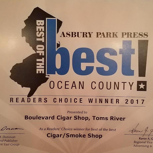 Cigar Shop «Boulevard Cigar Shop», reviews and photos, 638 Fischer Blvd # 2, Toms River, NJ 08753, USA
