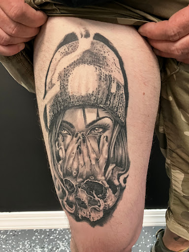 Explore love symbol tattoo ideas, creative tattoo ideas in Latrobe, available at Kings and myths tattoos